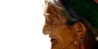 old woman india