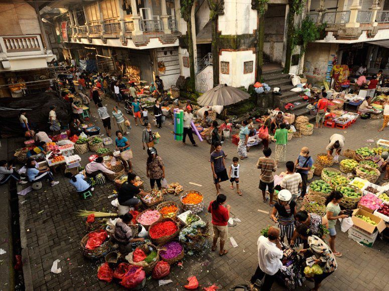street market bali