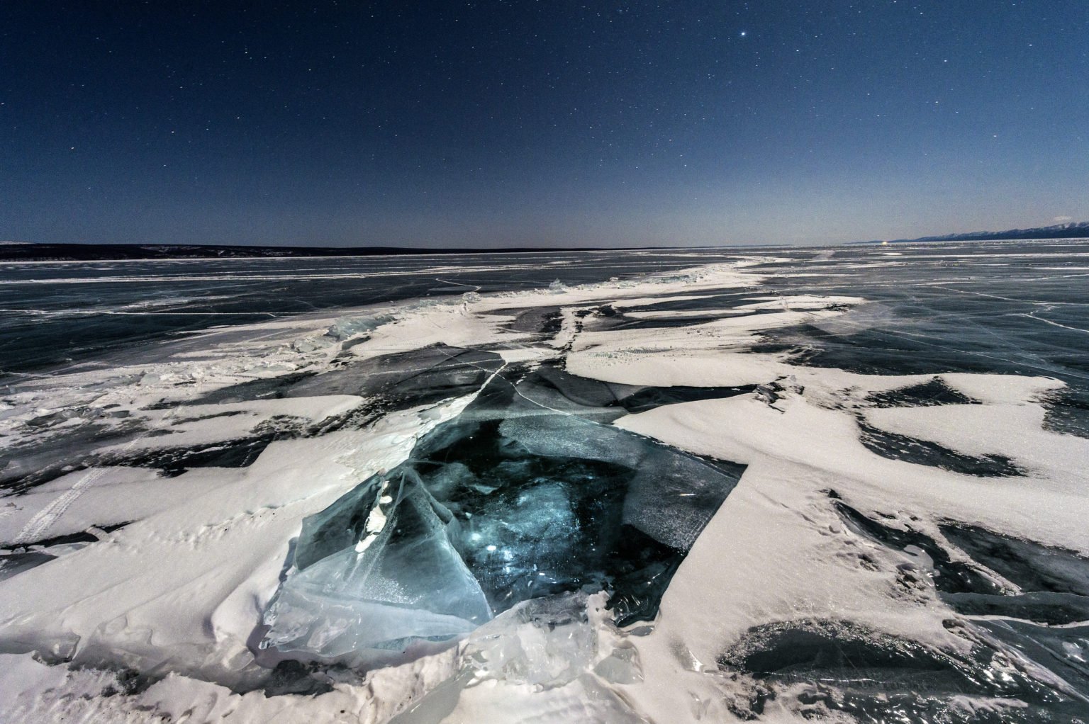 lac gelé mongolie