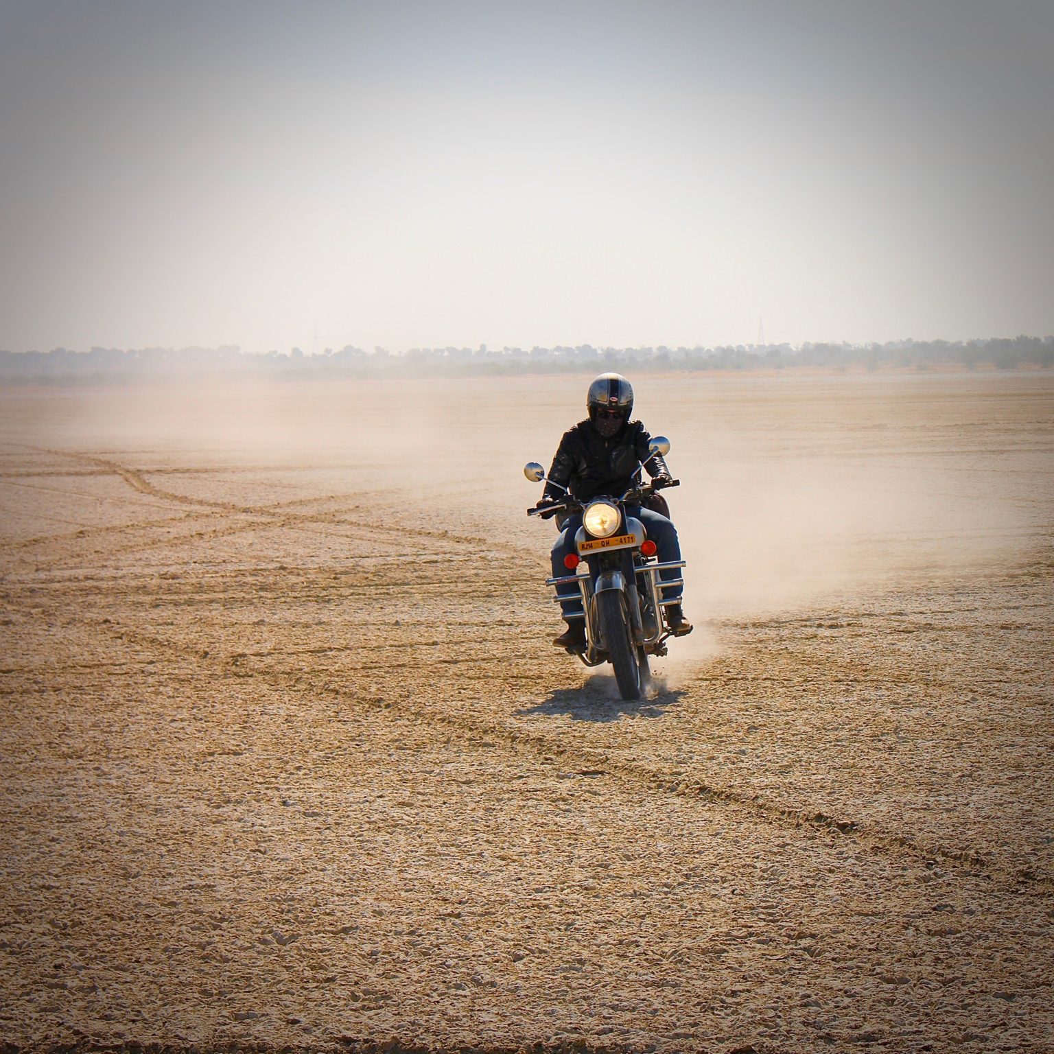 sambhar lake motorcycle india