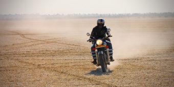 sambhar lake motorcycle india