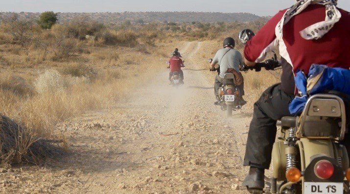 motorcycle adventure thar desert